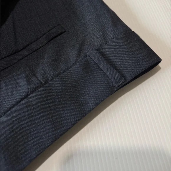 MARTIN FIT Navy Blue LIGHTWEIGHT WOOL Blend TROUSER size 10 - Picture 8 of 9